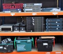 COLLECTION ONLY: A large quantity of pre-owned electrical and IT equipment to include: 1 x HP