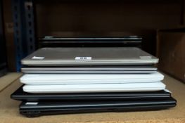 COLLECTION ONLY - SOLD FOR PARTS - STORAGE DRIVES REMOVED: Eleven assorted pre-owned Laptops to