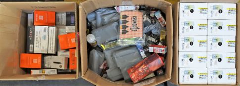 COLLECTION ONLY: A large quantity of vaping items to include a box of assorted e-liquids, a quantity