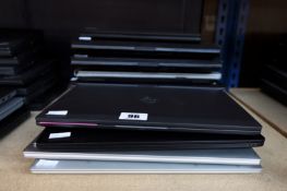 COLLECTION ONLY - SOLD FOR PARTS - STORAGE DRIVES REMOVED: Ten assorted pre-owned Dell Laptops (Hard
