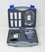 A boxed as new Vyaire SpiroUSB Spirometer in foam lined carry case (P/N: 36-ML2525-STK) (Box opened,