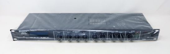 A boxed as new Adastra MM3260 Rackmount 1U Mixer-Amp with USB/FM/BT - 2 x 60W (Box opened).