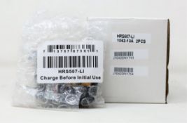 Four as new GTS HRS507-LI Li-Ion Battery Packs for Motorola/Zebra RS507 Ring Scanners (2 boxes of
