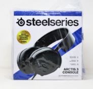 A boxed as new SteelSeries Arctis 3 Console Stereo Wired Gaming Headset (Box sealed).