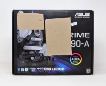 A boxed as new ASUS Prime Z490-A Motherboard P/N: 90MB1390-M0EAY0) (Box sealed, damage to box).