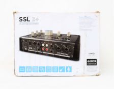 A boxed as new Solid State Logic SSL 2+ Audio Interface (Box sealed,some damage to box).