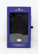 A boxed as new Swarovski High Phone Case for iPhone XS Max in Black (P/N: 5449152) (Box sealed).
