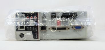 A boxed as new Allen-Bradley Kinetix 350 Servo Drive (P/N: 2097-V32PR0-LM) (Box opened, damage to