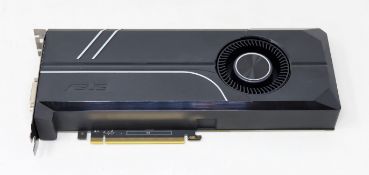 A pre-owned ASUS Nvidia GTX 1060 6Gb Graphics Card (TURBO-GTX1060-6G) (untested).