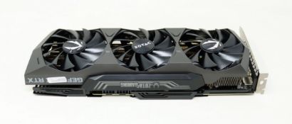 A pre-owned boxed Zotac Gaming GeForce RTX 3080 Trinity OC 10GB graphics card (untested - sold as