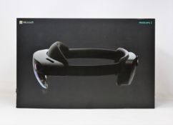 A boxed as new Microsoft HoloLens 2 Mixed Reality Headset (P/N: NJX-00001) (Box opened, some