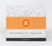 A boxed as new EKWB EK-Annihilator Pro Square ILM Waterblock CPU (Box sealed).