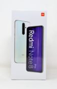 A boxed as new Xiaomi Redmi Note 8 Pro 6GB/64GB in Forest Green (Box sealed. Two pin plug) (IMEI: