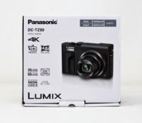 A boxed as new Panasonic Lumix DMC TZ90 Digital Camera in Silver (Packaging states 'for Oceania
