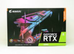 A boxed as new Gigabyte AORUS NVIDIA GeForce RTX 3090 24GB MASTER Ampere Graphics Card (GV-