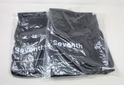 Two pairs of men's as new Seventh Nigh Trucker trousers (XS - RRP £140 each).