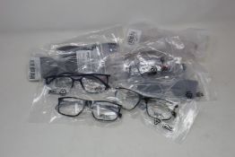 Eleven pairs of assorted as new sunglasses/glasses frames to include Above & Beyond, Jensen, Cocoa