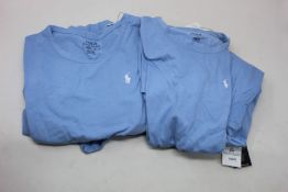 Six girls as new Ralph Lauren play dresses in blue (Sizes 4, 5, 6, 6X, 8-10, 16).