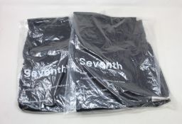 Two pairs of men's as new Seventh Nigh Trucker trousers (L - RRP £140 each).