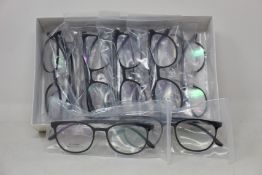 Twelve pairs of as new B Ultem H66139 glasses frames.