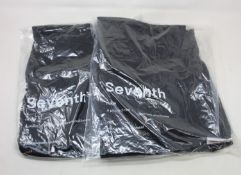 Two pairs of men's as new Seventh Nigh Trucker trousers (XS - RRP £140 each).