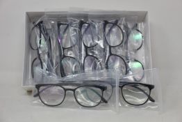 Twelve pairs of as new B Ultem H66139 glasses frames.