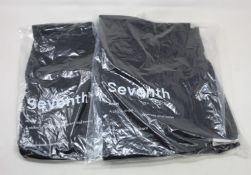 Two pairs of men's as new Seventh Nigh Trucker trousers (S - RRP £140 each).
