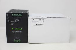 An as new Wieland WIPOS P1 24-10 power supply (81.000.6140.0).