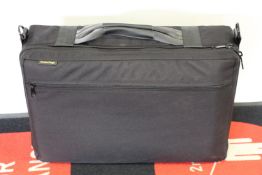 An as new Brass Bags Quad musical instrument case.
