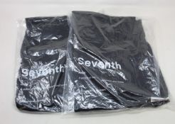 Two pairs of men's as new Seventh Nigh Trucker trousers (L - RRP £140 each).