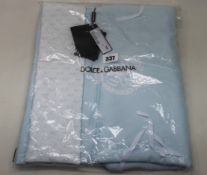 An as new Dolce & Gabbana LNJA84 G7VVE baby sleeping blanket.