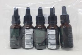 Five as new bottles of CBD One select blend No.1 CBD & CBG oil (20ml bottles, 300mg CBG and 300mg