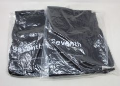 Two pairs of men's as new Seventh Nigh Trucker trousers (M - RRP £140 each).