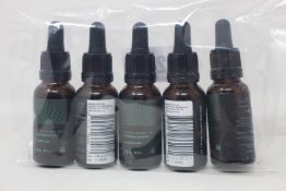 Five as new bottles of CBD One select blend No.1 CBD & CBG oil (20ml bottles, 300mg CBG and 300mg