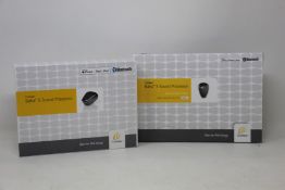 A boxed as new Cochlear Baha 5 Sound processor, blonde (REF 95201).