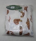 An as new Farm Rio leopard shell matelassé romper (M - RRP $195).