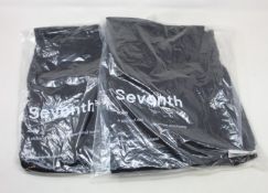 Two pairs of men's as new Seventh Nigh Trucker trousers (XS - RRP £140 each).