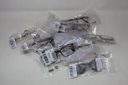 Twenty pairs of assorted as new Zips glasses frames.