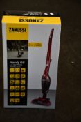A new Zanussi Red Handy Go 2 in 1, 95W, 0.55L rechargeable cordless vacuum cleaner (ZANDX75).