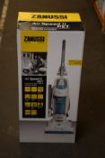 A new Zanussi Air Speed ll Pet bagless cyclonic upright vacuum cleaner (ZAN2021PT).
