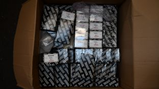 A large quantity of Honeywell Micro Series limit switch plungers (901VB1-PG, approximately 60).