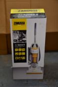 A new Zanussi Air Speed ll bagless cyclonic upright vacuum cleaner (ZAN2020UR).