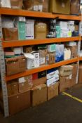 A large quantity of medical supplies, PPE and related items.