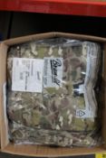 Two as new Brandit M51 Parka US jackets (M) and two Windbreaker jackets (L).