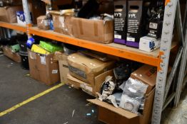 Miscellaneous auto parts and accessories to include a Shaftec Power Steering Rack PR1089, two Altium