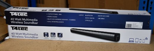 Two new T4 Tec soundbars (TTSB001).