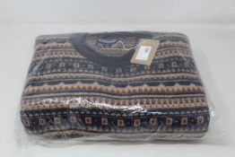 Two men's as new Patagonia recycled wool sweaters (S, L - RRP £78 each).