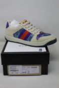 A pair of as new Gucci sneakers (EU 37 - RRP £610).