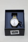 A woman's boxed as new Tommy Hilfiger Sunray Analogue Quartz Watch (1782211).