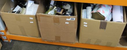 Three boxes of as new luxury beauty items to include L'Occitane body and hair, Wokali Toner